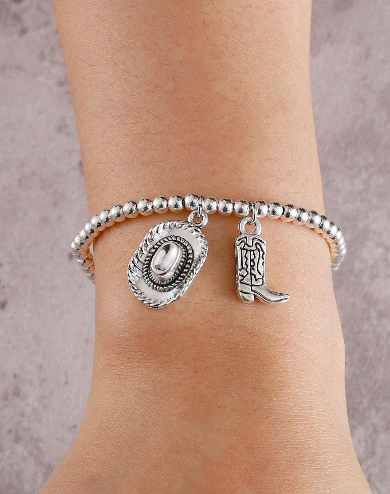 Cowboy Up Charm Bracelet