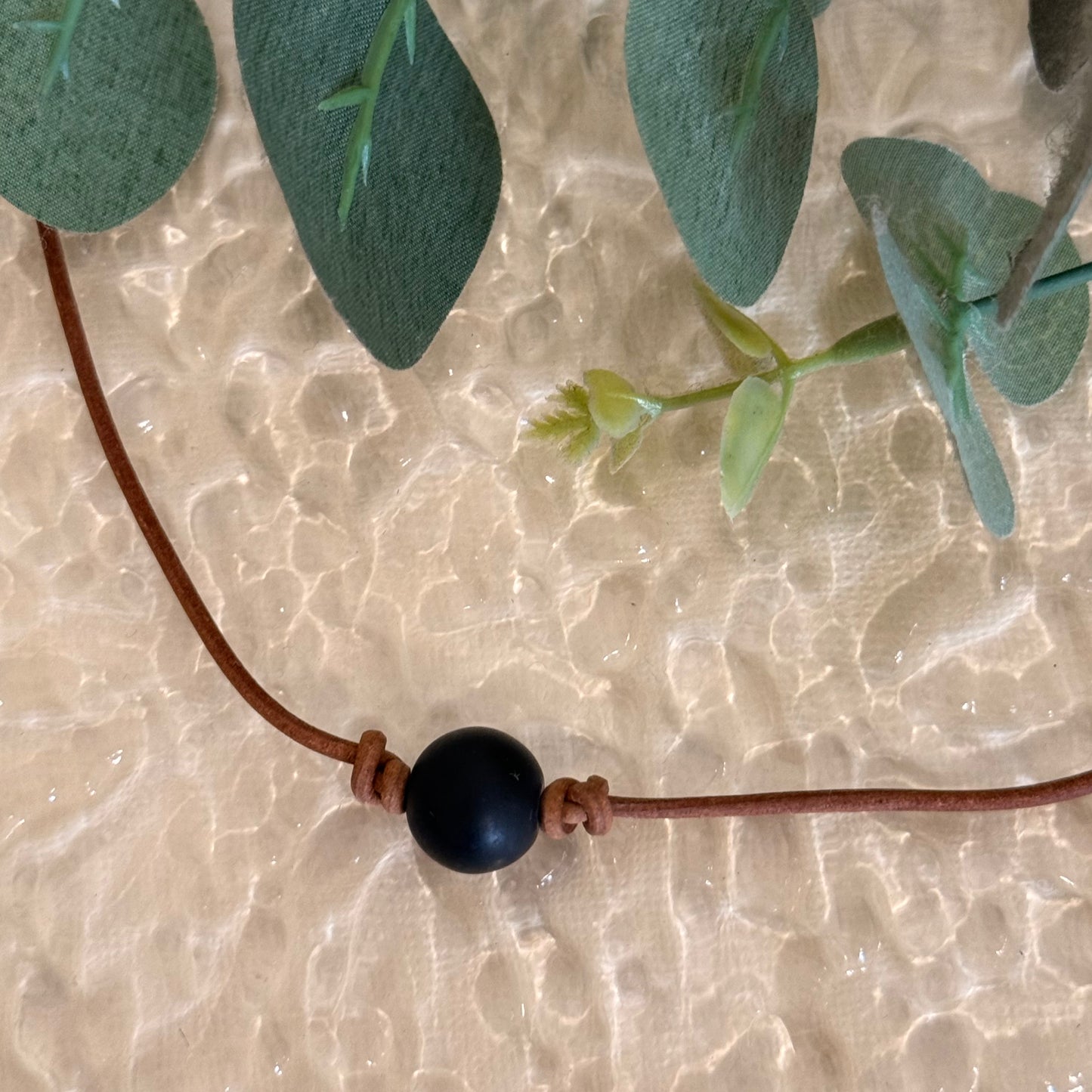 Tranquility Leather Choker