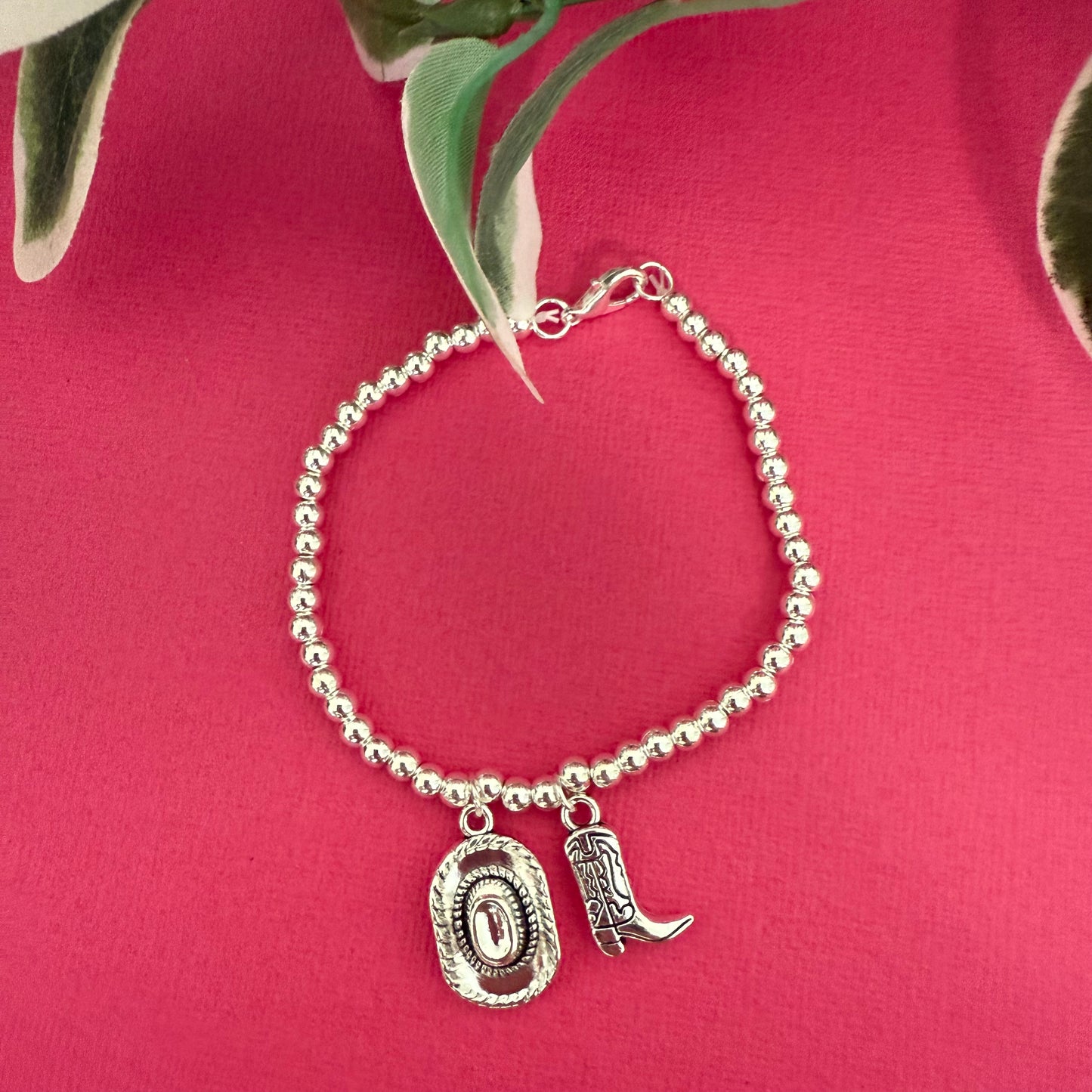 Cowboy Up Charm Bracelet