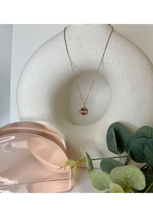 Charlotte Necklace and Charm Set - ROSE GOLD
